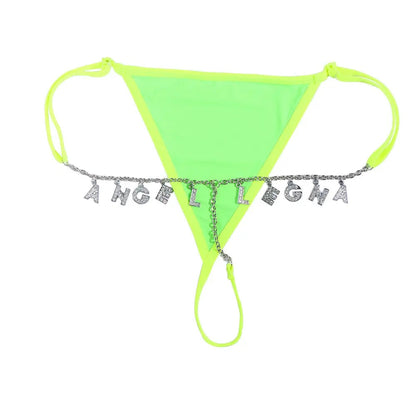 Lacy Bliss™ Naughty Whispers Lace Thong CARAQUET g-string