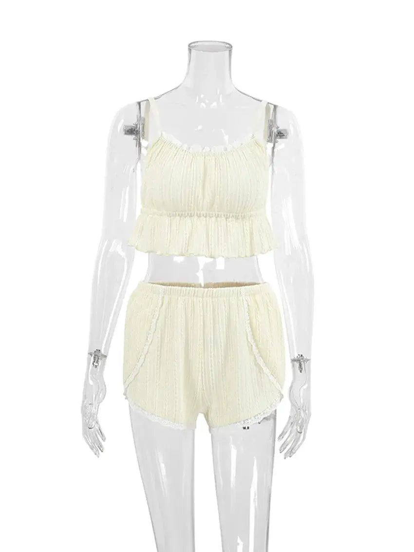 Anyone Will Do Tonight Pajamas Lacy Bliss0212 Sleeping Wear