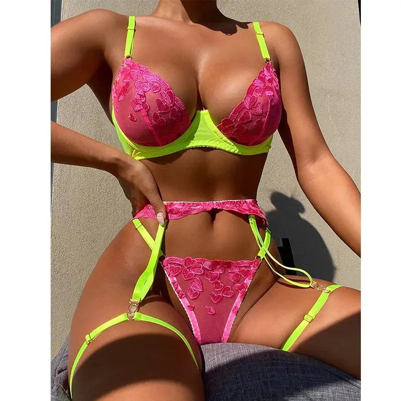 Lacy Bliss™ Poison Ivy ELLOLACE sexy lingerie set