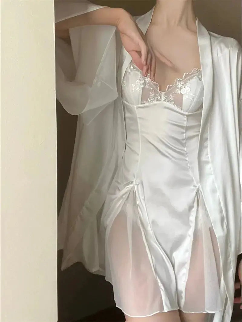 Make You Feel Warm Nightdress Lacy Bliss0212 Sleeping Wear