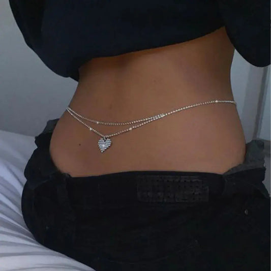 Lacy Bliss™ A Heart To Break Belly Chain Maimoco Body Jewelry