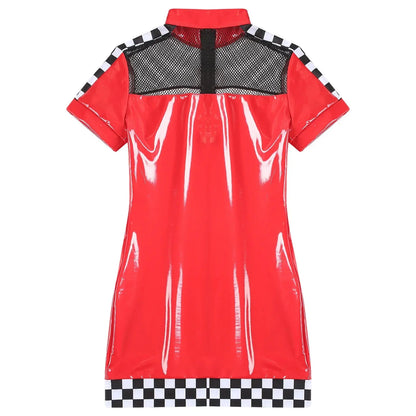 Latex Racer Driver Dress Lacy0301 Other