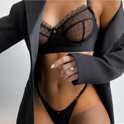 Broken Connection Bra Set Lacy Bliss Lingerie & Intimates