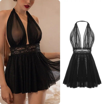 Behind Closed Door Nightdress Lacy Bliss Sleeping Wear
