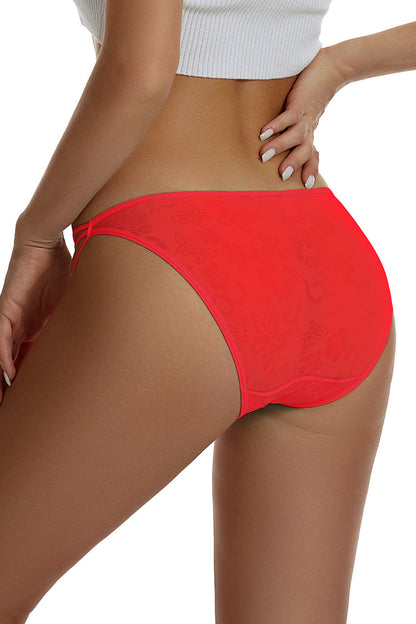 Embroidered Strappy Side Panty