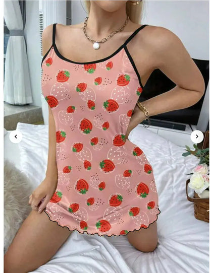 Pocket of Dreams Nightdress Lacy Bliss0212 Sleeping Wear