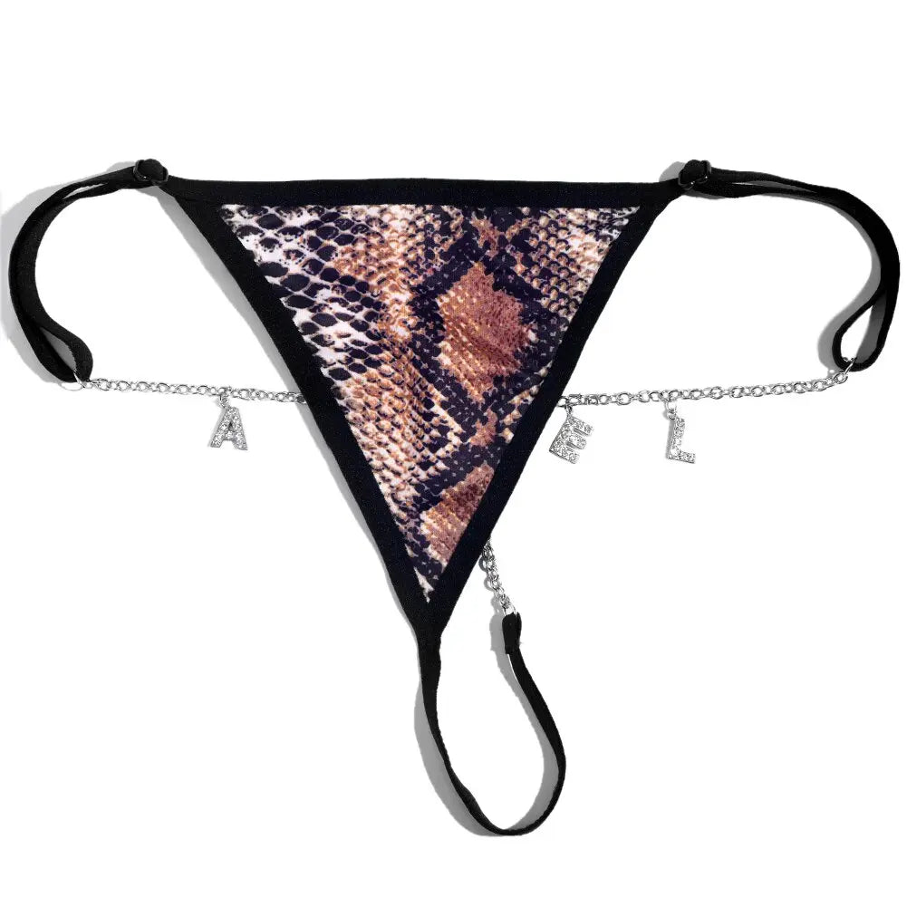 Lacy Bliss™ Naughty Whispers Lace Thong CARAQUET g-string