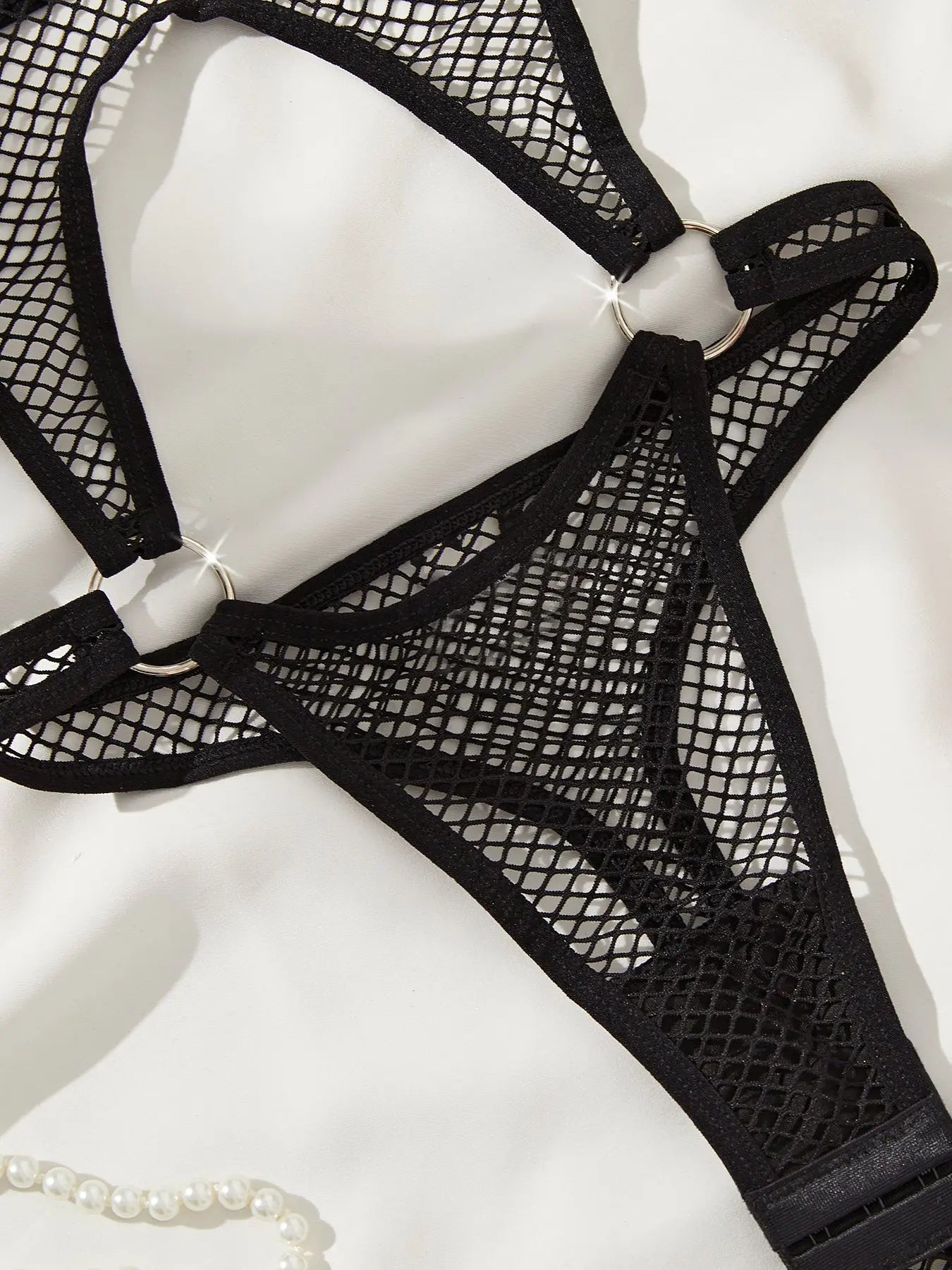 Lacy Bliss™ Midnight Snare Bodystocking Lacy Bliss