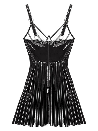 Glossy Leather Latex Dress Lacy0301 Other