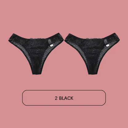 Reach Your Heart Panties Set Lacy Bliss Panties