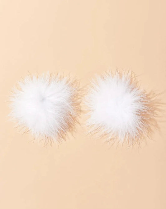 Lacy Bliss™ Faux Fur Pasties Lavah Intimates pasties
