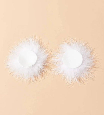 Lacy Bliss™ Faux Fur Pasties Lavah Intimates pasties