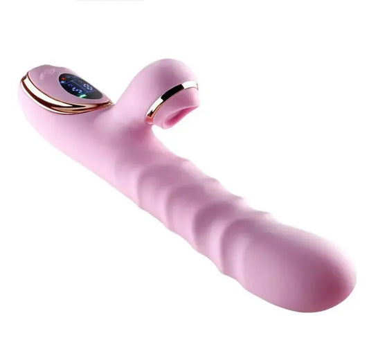 Lacy Bliss™ Sweet Vibrations Clitoral Sucking Dildo Lavah Intimates