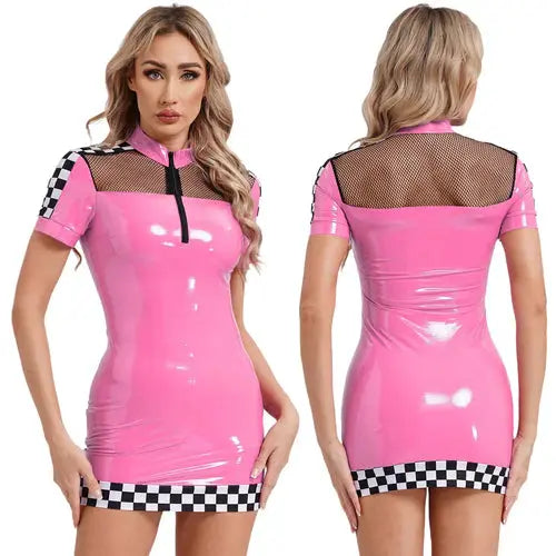 Latex Racer Driver Dress Lacy0301 Other