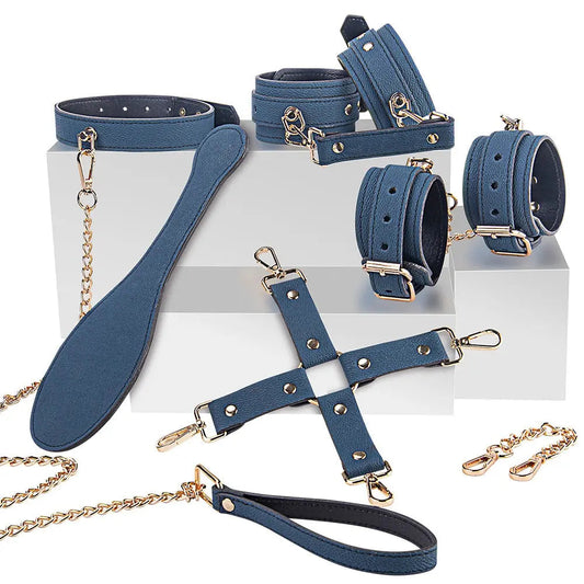 Lacy Bliss™ Blue Dream 6-Piece Set Lavah Intimates harness