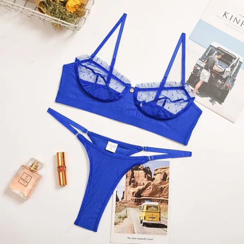 Broken Connection Bra Set Lacy Bliss Lingerie & Intimates