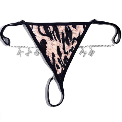 Lacy Bliss™ Naughty Whispers Lace Thong CARAQUET g-string