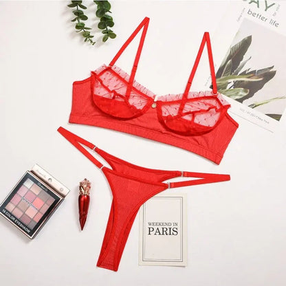 Broken Connection Bra Set Lacy Bliss Lingerie & Intimates