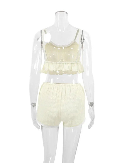 Anyone Will Do Tonight Pajamas Lacy Bliss0212 Sleeping Wear