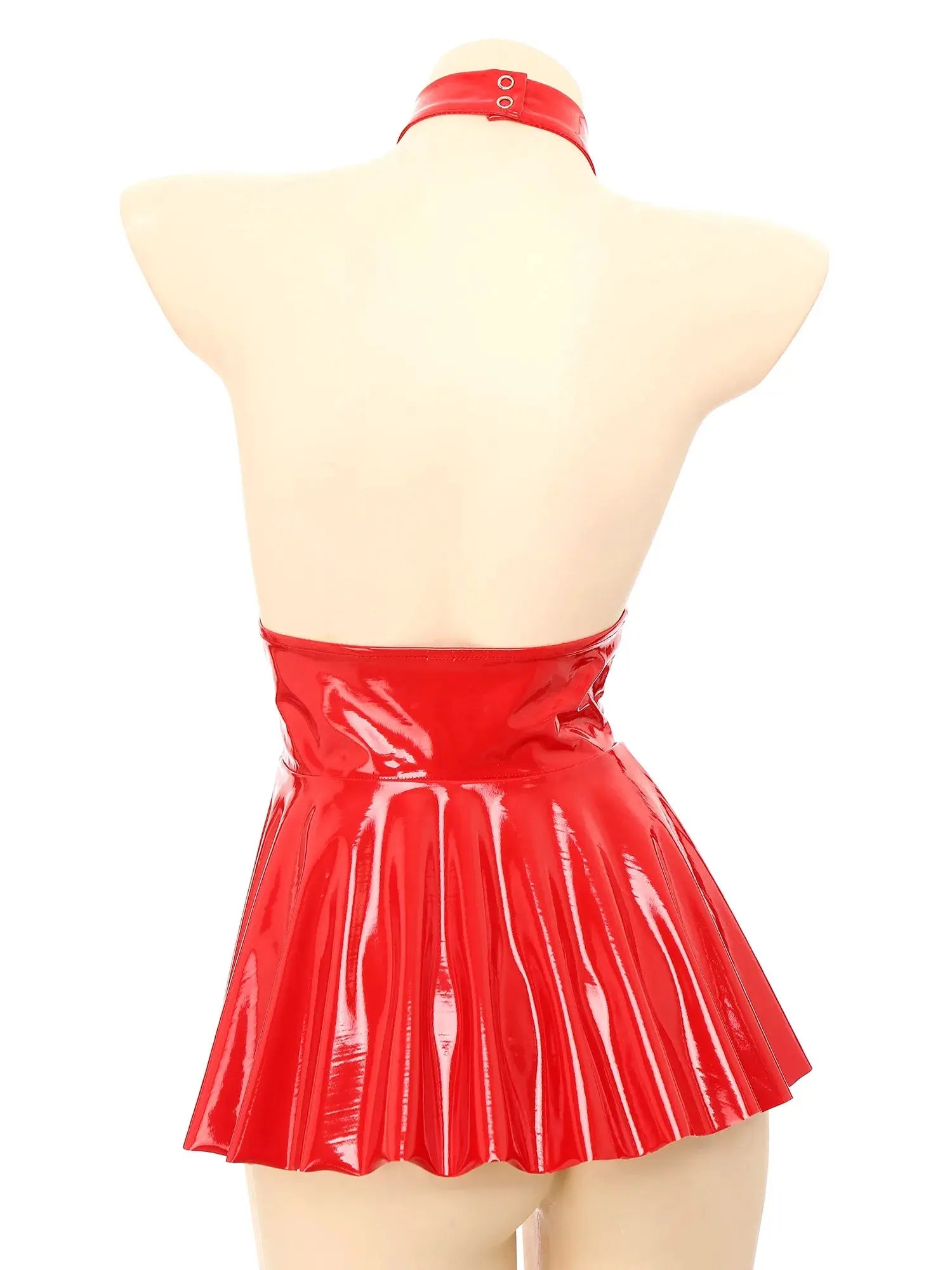 Open Chest Latex Dress Lacy0301 Other