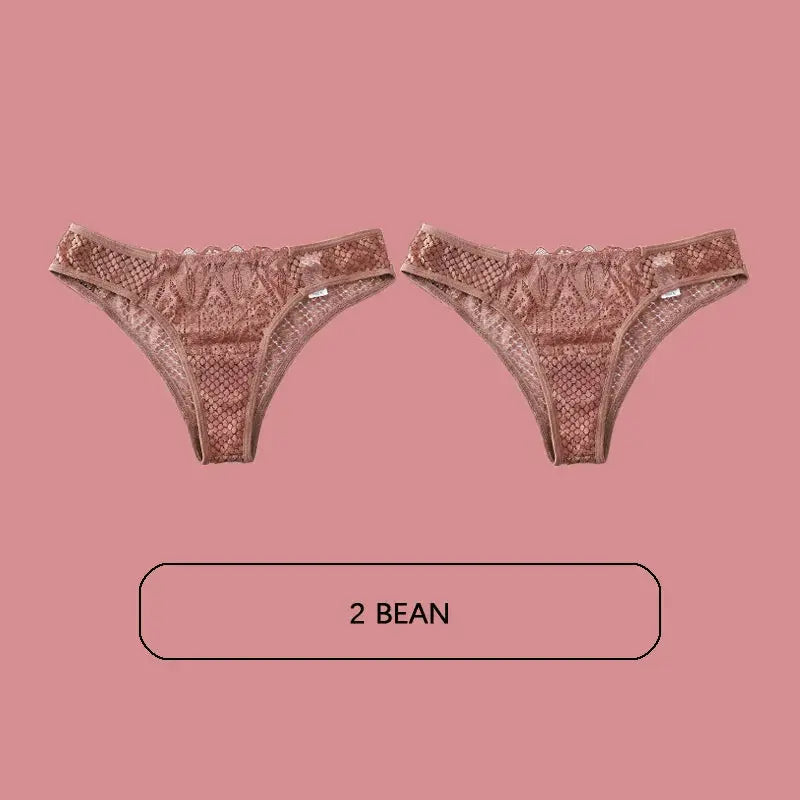 Reach Your Heart Panties Set Lacy Bliss Panties