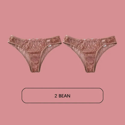 Reach Your Heart Panties Set Lacy Bliss Panties