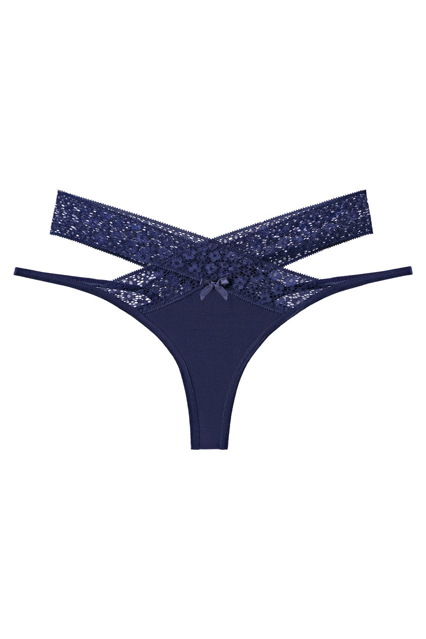 Strappy Side Lace Thong