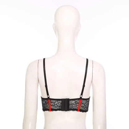 Open Cup Leather Lingerie ghalas