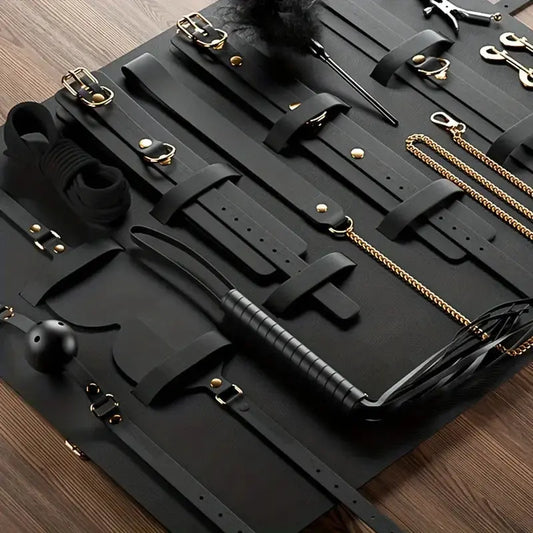 Lacy Bliss™ 12-Piece Bondage Set Lavah Intimates harness