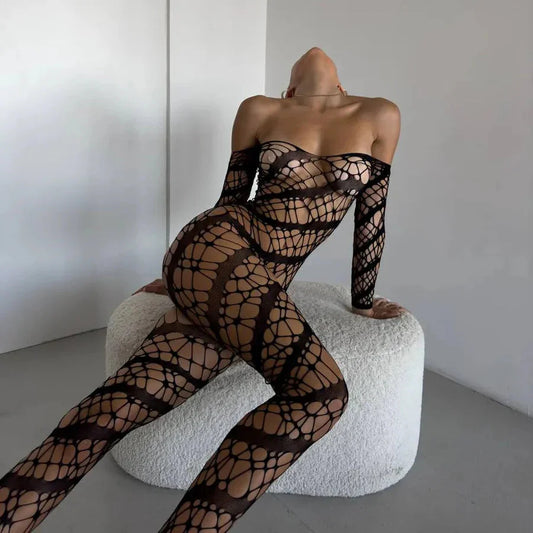 Lacy Bliss™ Lace Full Bodystocking Hemiras lingerie