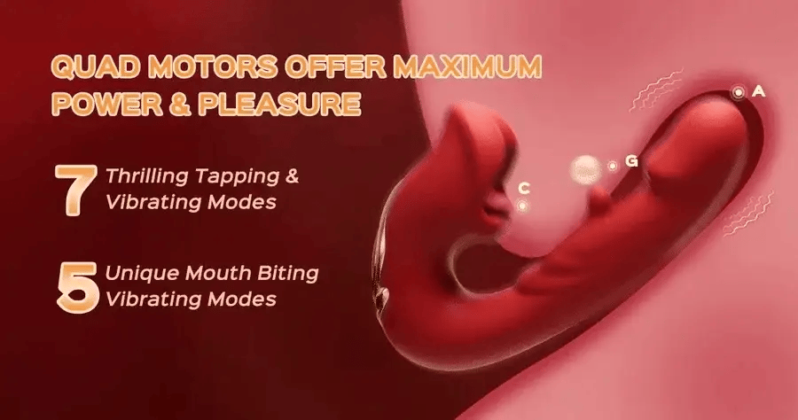 💥2025G Helios Spot Vibrator: 7 Modes for Clitoral Stimulation, Thrusting Dildo & Anal Play Nighty