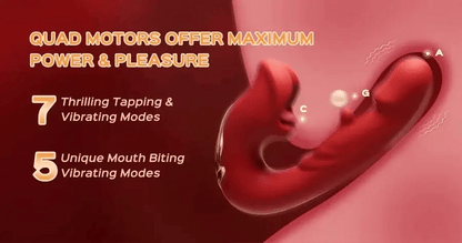 💥2025G Helios Spot Vibrator: 7 Modes for Clitoral Stimulation, Thrusting Dildo & Anal Play Nighty