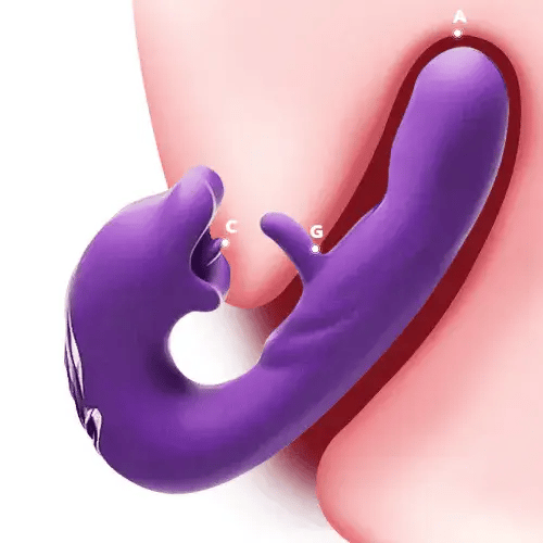💥2025G Helios Spot Vibrator: 7 Modes for Clitoral Stimulation, Thrusting Dildo & Anal Play Nighty