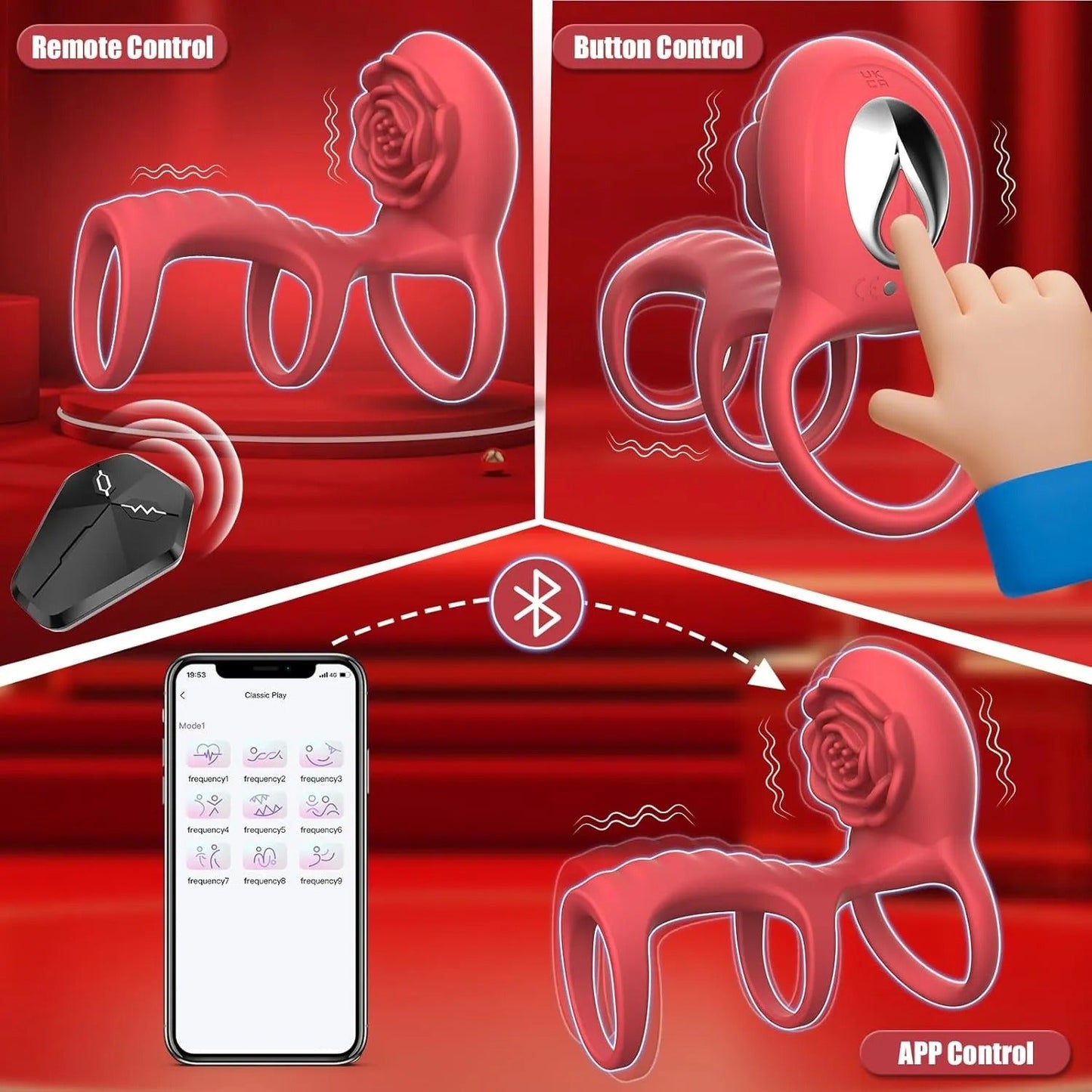 2025 Couples Passion Rose Ring
