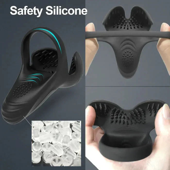 💥2025 NEW Penis Ring with Prostate and Ball Vibrator for Stronger Erections Nighty