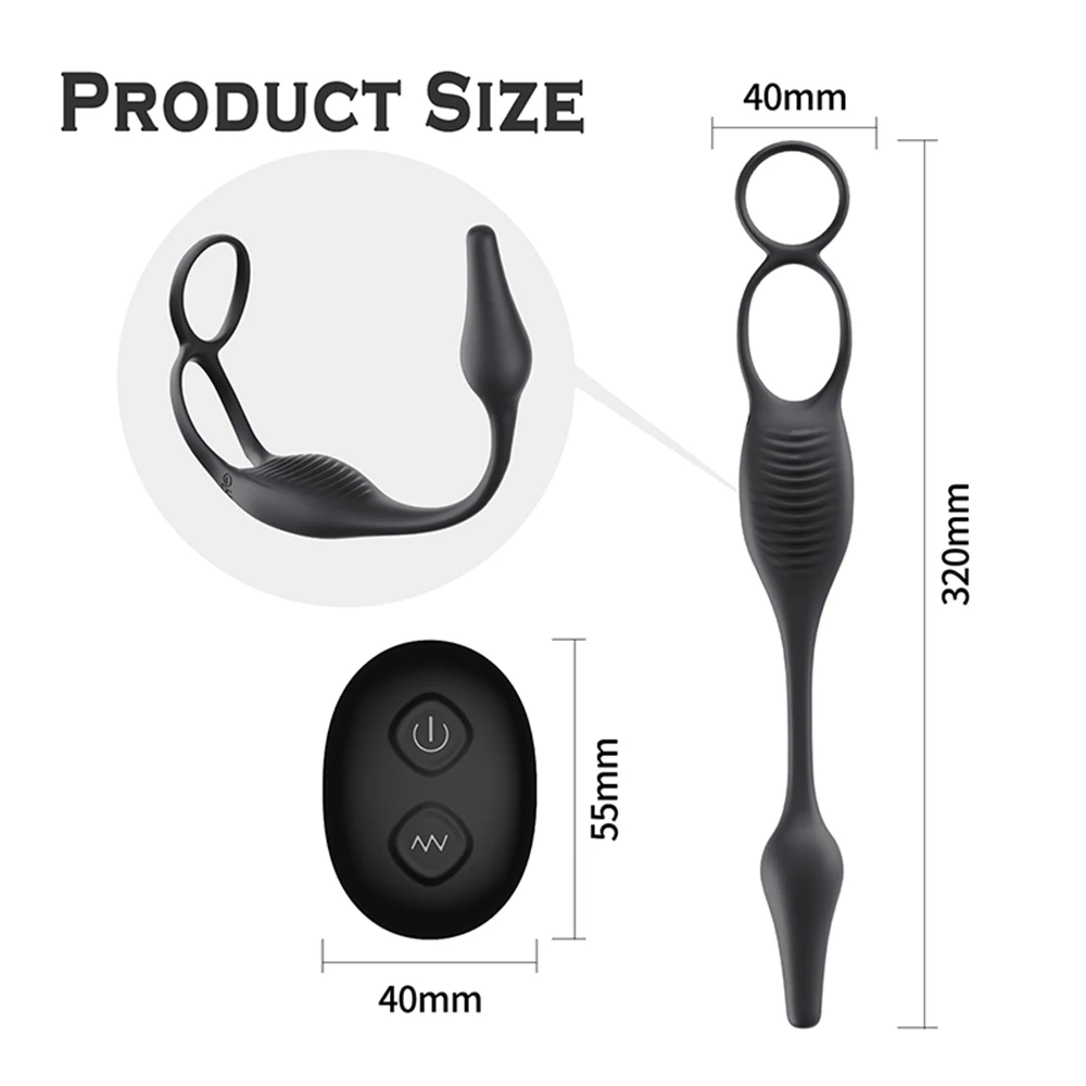 💥 2025 Limited 70% OFF 🔥 Prostate Stimulator Butt Plug with Ring LACYMATE®