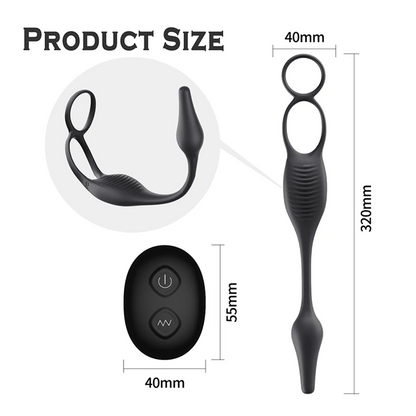 💥 2025 Limited 70% OFF 🔥 Prostate Stimulator Butt Plug with Ring LACYMATE®