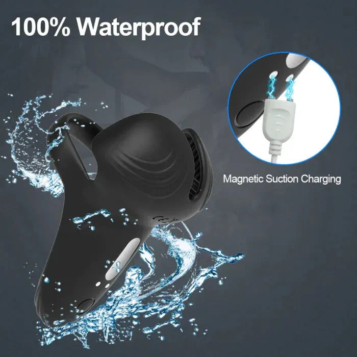 💥2025 NEW Penis Ring with Prostate and Ball Vibrator for Stronger Erections Nighty