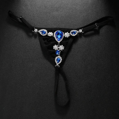 Lacy Bliss™ Sapphire Thong Lacy Bliss Panties