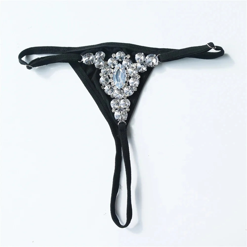 Lacy Bliss™ Rhinestones Thong Lacy Bliss Panties