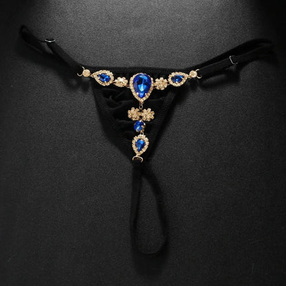 Lacy Bliss™ Sapphire Thong Lacy Bliss Panties