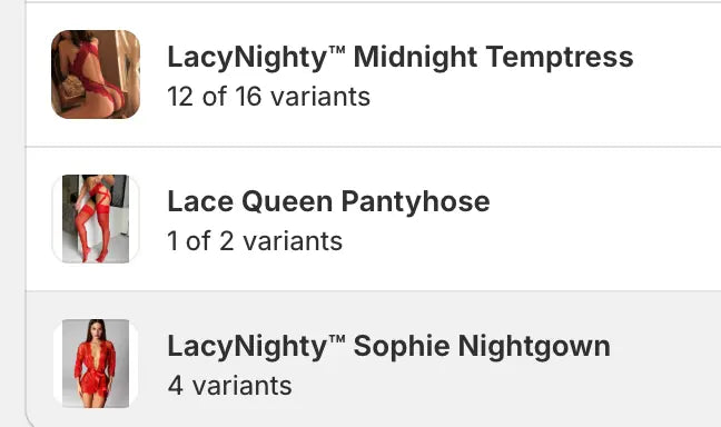 Romantic Night Bundle Lacy Bliss