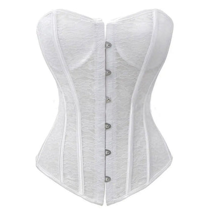 Lacy Bliss™ Model CT448 LORETTA LACE LINGERIE OVERBUST CORSET