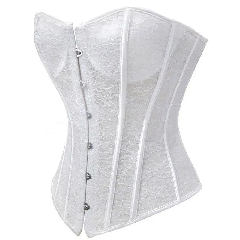 Lacy Bliss™ Model CT448 LORETTA LACE LINGERIE OVERBUST CORSET