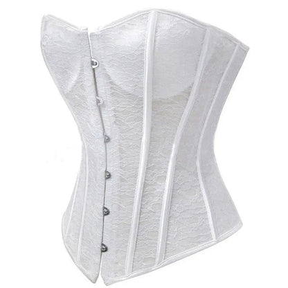 Lacy Bliss™ Model CT448 LORETTA LACE LINGERIE OVERBUST CORSET