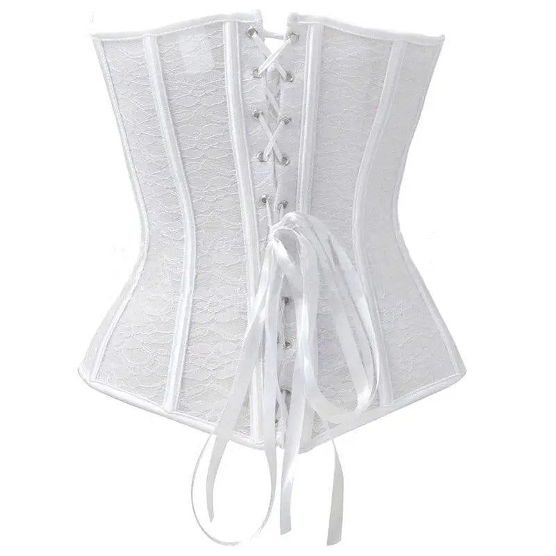Lacy Bliss™ Model CT448 LORETTA LACE LINGERIE OVERBUST CORSET