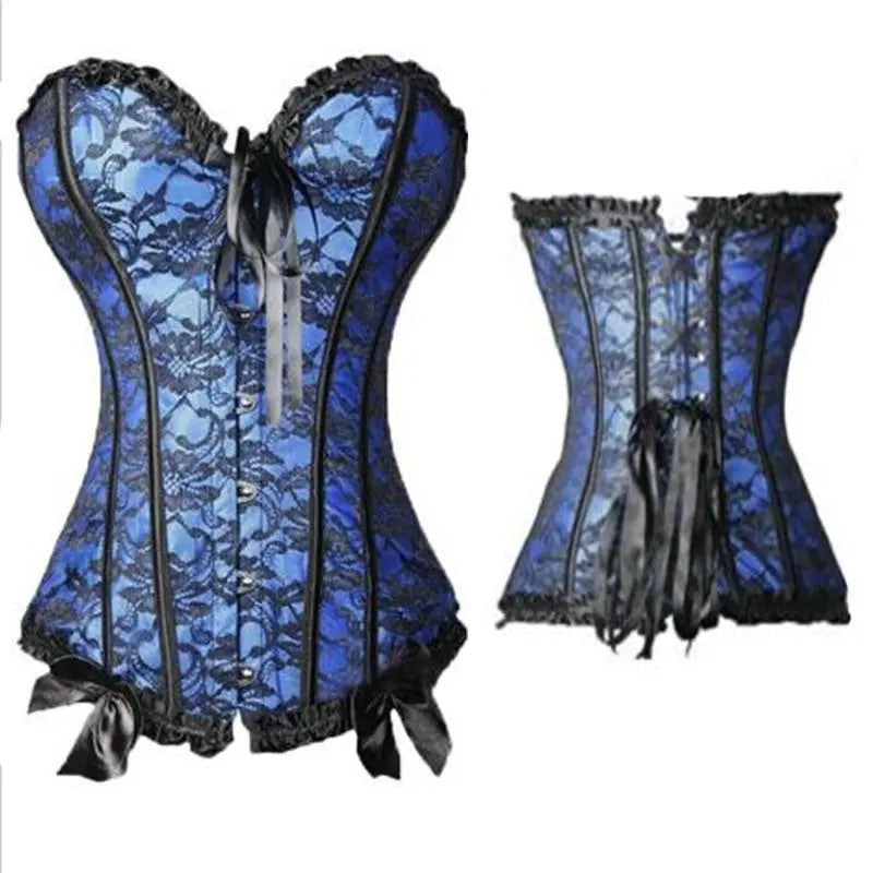 Lacy Bliss™ Model CT420 LORETTA LACE LINGERIE OVERBUST CORSET