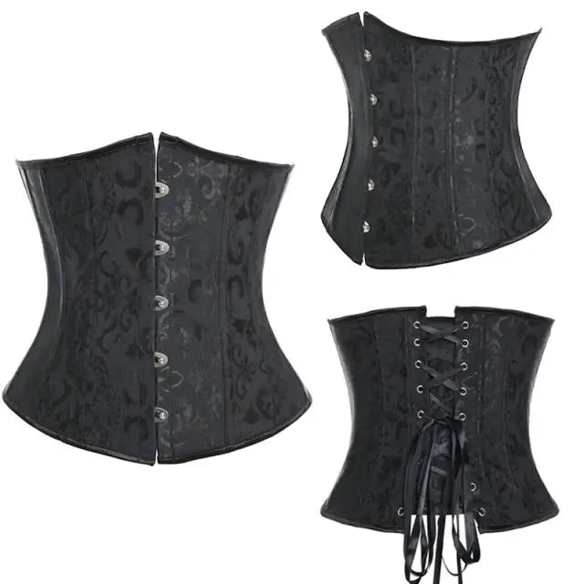 Lacy Bliss™ Model UC605 LORETTA LACE LINGERIE Underbust Corset