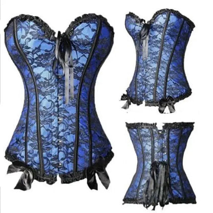 Lacy Bliss™ Model CT420 LORETTA LACE LINGERIE OVERBUST CORSET
