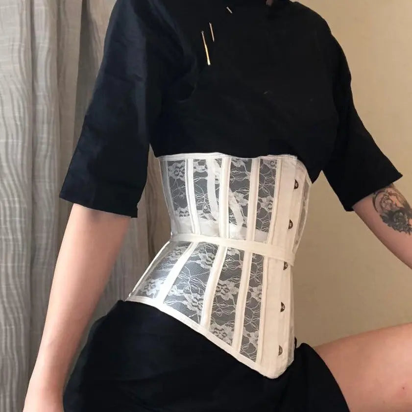 Lacy Bliss™ Model UC616 LORETTA LACE LINGERIE Underbust Corset